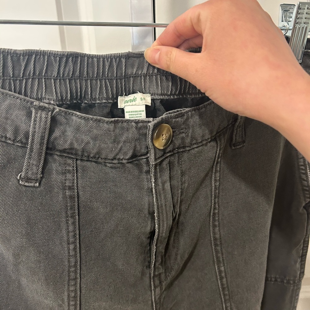 Aerie Gray Joggers - Picture 2 of 3